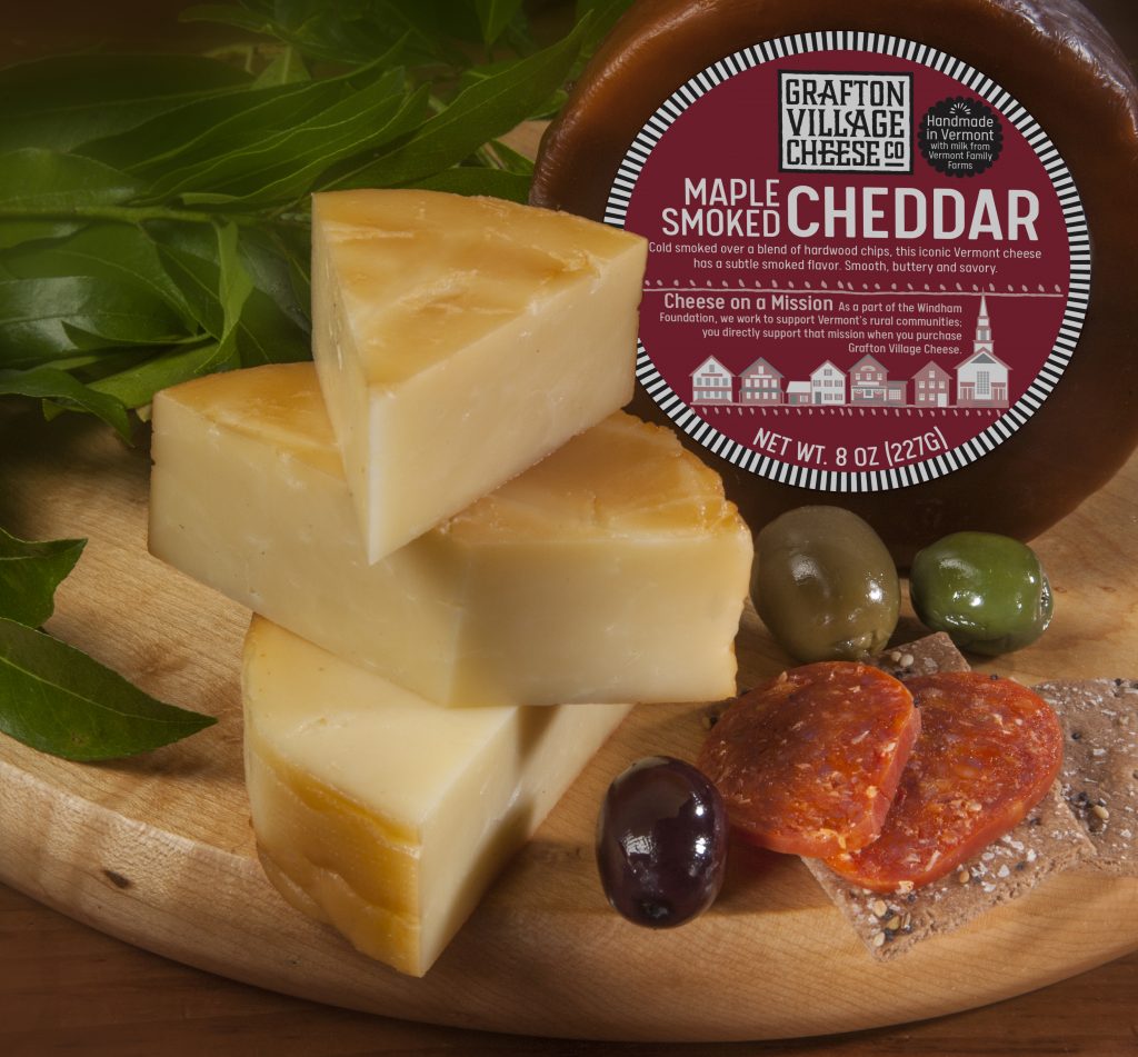 Maple Smoked Cheddar Grafton Village Cheese