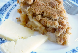 cheddar apple caramel pie